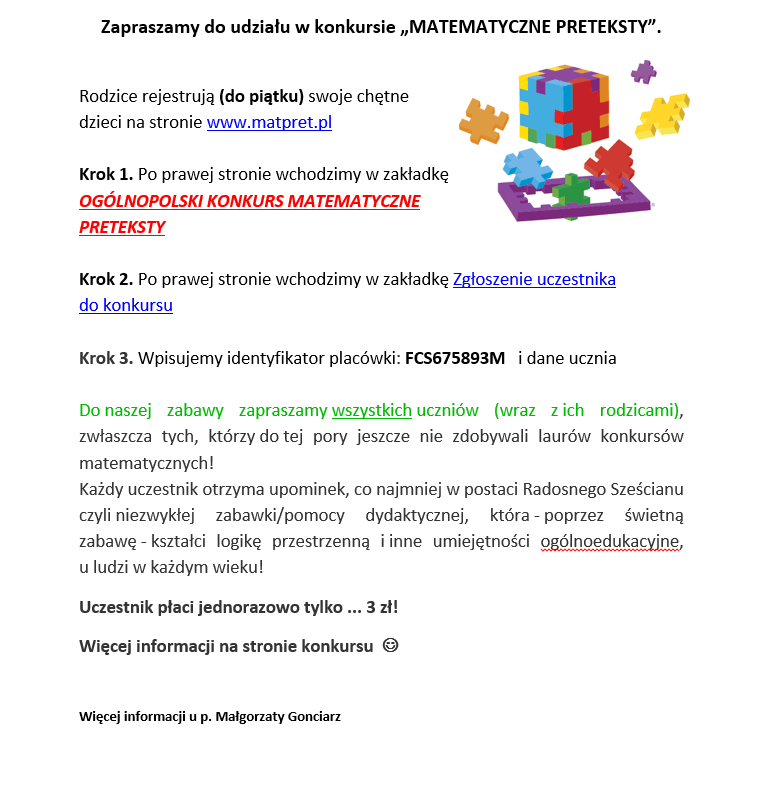 You are currently viewing Konkurs „MATEMATYCZNE PRETEKSTY”.