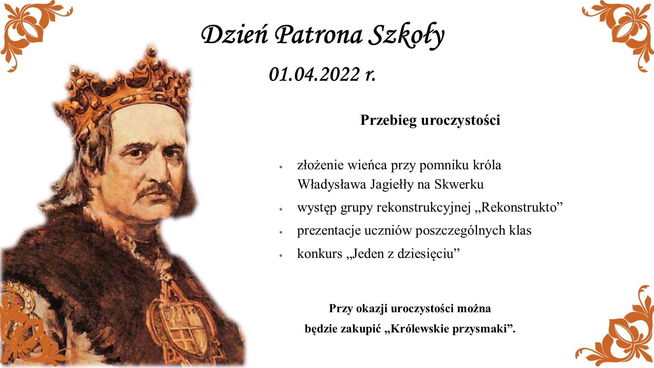 You are currently viewing Dzień Patrona Szkoły